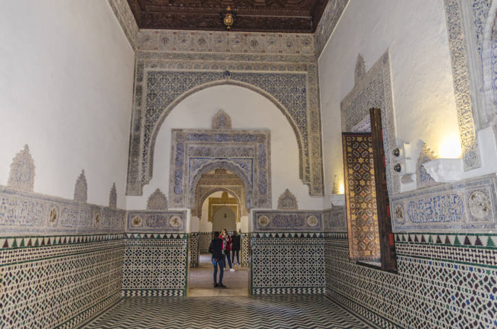 Sevilla 102 - Real Álcazar - Palacio del Rey Don Pedro - Salón del Techo de Carlos V.jpg